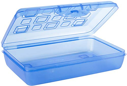 Sterilite Pencil Box with Splash Tint Lid (17224812),Multicolor