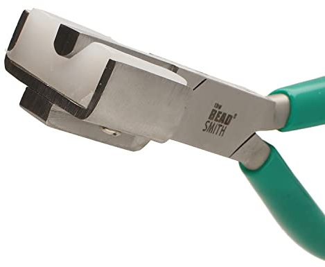 The Beadsmith Bow Closing Pliers – Nylon Jaw Ring Bending Tool – 5.5 Inches (140mm) – Used for Closing and Adjusting Pendant Bow, Rings, & Loops