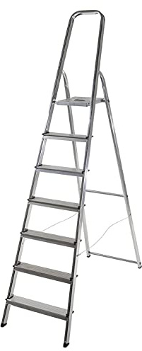 Escabeau ménager Pliable en Aluminium 7 marches léger Selekta
