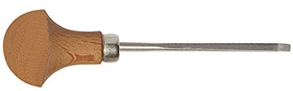 Gerades Mikro-Balleisen 3 mm | Hochwertiges Schnitzeisen aus Spezialstahl für präzises Arbeiten, langlebig & robust gefertigt | Perfekt für Holzschnitzerei & feine Detailarbeiten