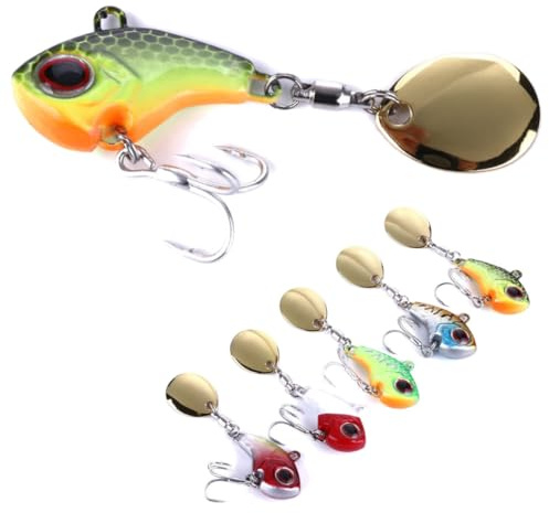 trifyd ® Fishing - Cuilleres tournantes spintail pour truites et Petits carnassiers 9 g - 5 pièces