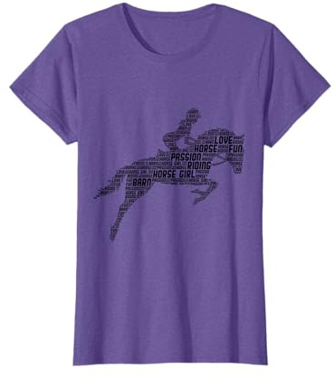 Horse Girl Horseback Riding Women Girls T-Shirt
