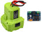 CENPEK Adaptateur Power Wheels avec Interrupteur Protecteur Numérique Basse Tension pour Batterie Ryobi One+ 18V avec Fil de Calibre 14