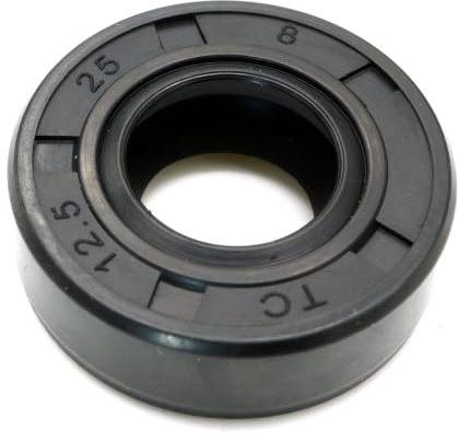 Parts and Parts Radialwellendichtring 12,5x25x8mm, AS/TC/BASL/WAS, DIN 3760 Simmerring, NBR 70, hitze & chemikalienbeständig, ideal für Motoren, Pumpen, Getriebe & industrielle Anwendungen