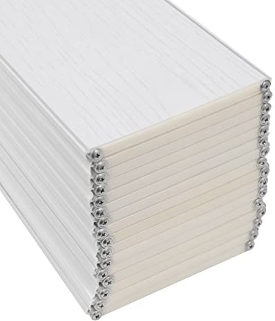 JUDEMII 75 x 170 cm - Blanc - Charge maximale : 5 kg - En PVC - Pliable - Panneau isolant - Étanche à la poussière - Étanche - Pour presque toutes les baignoires standard