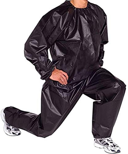 shenruifa Tuta da Sauna per Donna Uomo, Tuta da Sauna per Sudore Fitness Perdita di Peso Tuta da Sauna per Sudore per Tutto Il Corpo Esercizio Palestra PVC Antistrappo per Uomo Donna