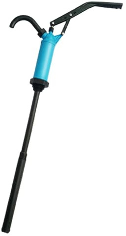 YZDKR Barrel Pump with Lever Action Portable Hose Assembly Tool Handle Oil Drum Barrel Hand Pump for Petrol Transfer Water for Kerosene Gear Oil Engine Oil