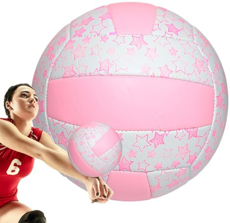 Generisch Beachvolleyball | PVC Volleyball Größe 5 Trainingsball | Tragbares Sportzubehör, Leichter Trainingsball Für Kinder, Jugendliche, Erwachsene