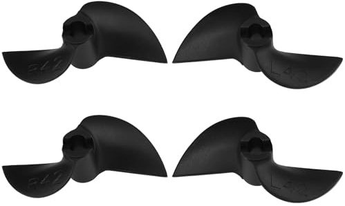 VGOL Lot de 2 paires d'hélices télécommandées à deux pales 4,8 x 42 mm pour haches de 4 mm