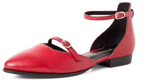 Marco Tozzi Ballerinas 2-24444-46, balettskor, dam, röd, 39 EU