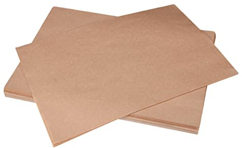 Mipcase 100 piezas Papel de Horno Antiadherente para Hornear Resistente para Freidora de Aire Envoltorio de Alimentos y Bandejas de Horno para Pasteles Pan Pizza y Repostería