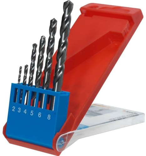 KWB 49205540 8 mm HSS Precision Ground Twist Drill Set (6-Piece)