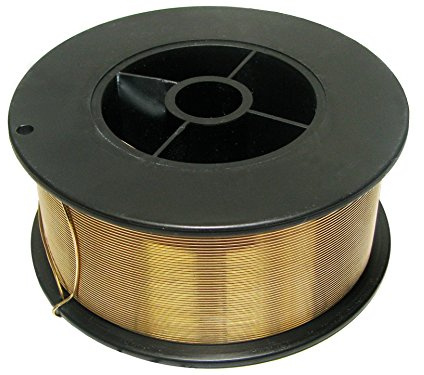 Rotek MIG Schweißdraht zum Feinstblechlöten und Schweißen von Messing/Guß CuAl8-0,8mm auf S100 Spule, 1kg