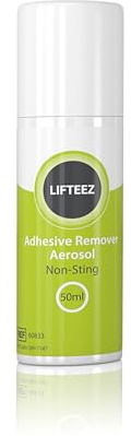 Medi Derma Lifteez Non-Sting Adhesive Remover Aerosol, Barrier Protection On Moderate & Skin Damage Spray - 50ML