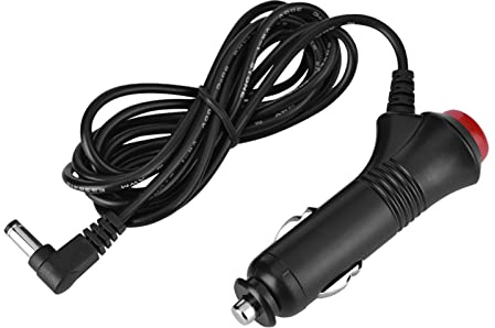 Zerone Zigarettenanzünder-Kabel 12 V 3 A Gleichstrom Ladeanschluss Verlängerungskabel mit Schalter für Zigarettenanzünder (1.8m)