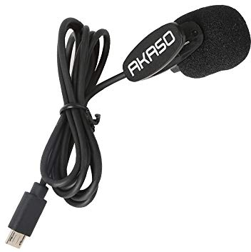 AKASO EK7000 Pro/Brave 4/Brave 4 Pro/ V50 X Action Cam Externes Mikrofon (Mirco USB)