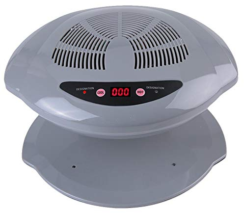 Caredy Essiccatore per unghie, asciugatore per unghie Air 400W LED UV Air Nail Fan Blow Dryer lampada per polimerizzazione per il sensore automatico di smalto per unghie normale(#3)