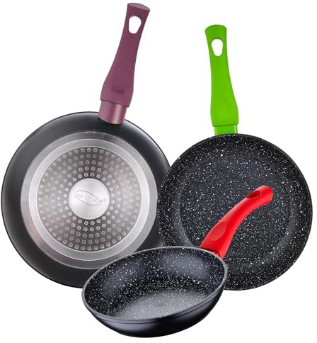 San Ignacio Juego de 3 sartenes 18/22/26 cm colección Jolie