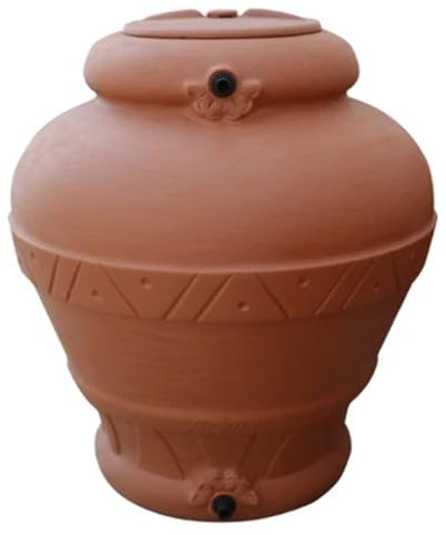 Réservoir en polyéthylène, pour extérieur, modèle Terre cuite 300 l, DMxH 80 x 108 cm