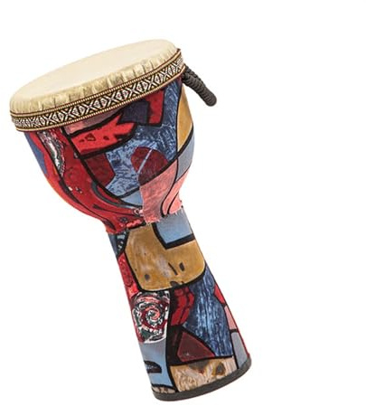 8,5 Zoll Großes Afrikanisches Schlagzeug-Schlaginstrument Für Anfänger, Afrikanischer Schlagzeuger Djembe Für Anfänger (Color : B)