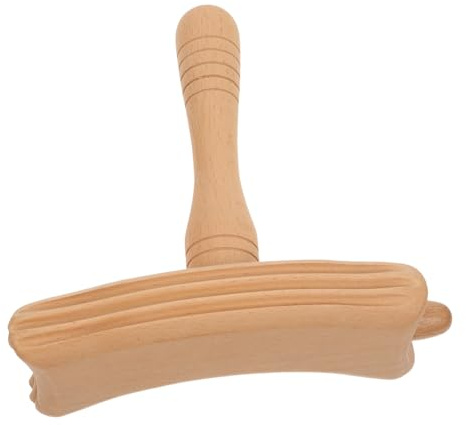 Nackenmassagestab, Braun, Tragbar für Rücken und Nacken