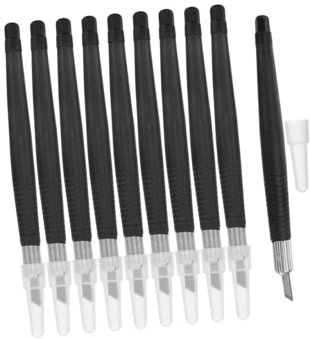 STOBOK 10piezas Herramientas De Tallado Kit De De Buril Herramientas De Carpintería Cinceles Para Madera