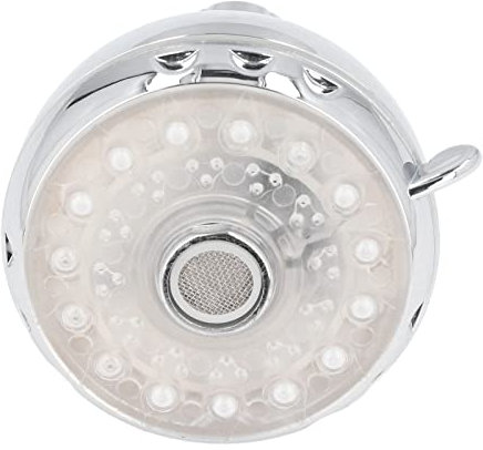 Soffione doccia a LED G1/2, soffione doccia fisso con spruzzatore a pioggia a 3 colori a temperatura controllata con filettatura maschio per bagno