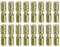 Create idea 16 paia di tasselli di allineamento per modellini ferroviari ferroviari, in acciaio al carbonio, adatti per fori di diametro 8 mm