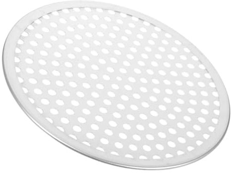 HOLIDYOYO Teglia Per Pizza Vassoio Perforato Antiaderente e Facile Per Pizza Pane e Dolci