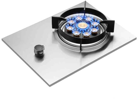 Cuisinière À Gaz, Cuisinière À Gaz En Acier Inoxydable À Neuf Cavités De 7,0 KW, Cuisinière À Gaz Liquéfié Au Gaz Naturel, Installation Intégrée De Bureau, Réglage À Plusieurs Vitesses(LPG)