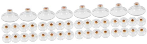 MUCKLILY 40pièces Douille De Lampe Support De Lampe Résistant Feu Pour Décoration Intérieure Et Rénovation De Ampoules Compatibles