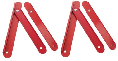 Veemoon 4 pcs Aluminum Alloy Folding Step Ladder Hinge Replacement High Strength Ladder Joint Tie Rod Easy DIY Repair Parts