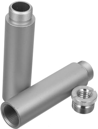 NOLITOY Mikrofonständer Verlängerungsset aus Aluminiumlegierung mit Adaptern für Live Streaming Aufnahmen