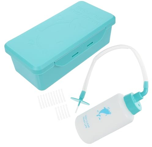 GANAZONO Kit D’outils de Lavage D’oreilles Vert Nettoyage Cérumen Irrigation Oreille Usage Domestique Pratique Sécurité Santé