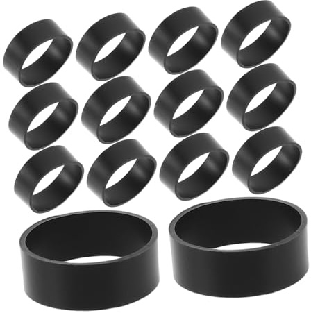 Veemoon Bridas de Silicona Negras para Cables 12x4x0,6 Mm, 500 Unidades Reutilizables Antideslizantes para Gestión y Organización de Cables de Datos en Hogar, Oficina y Escuela