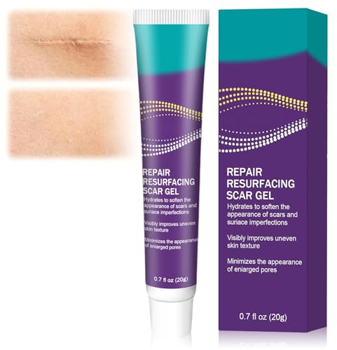 Gel para Cicatrices,Cara y Cuerpo Gel Cicatrizante, para rostro y el cuerpo,Para Cicatrices de Quirúrgicas o por Heridas,20 g