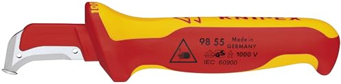 KNIPEX 98 55 SB 1,000V Insulated Dismantling Knife