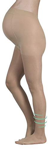 CALZITALY COLLANT RIPOSANTE CONTENTIVI PREMAMAN CALZE COMPRESSIONE GRADUATA 20D (2-36/38, Naturale)