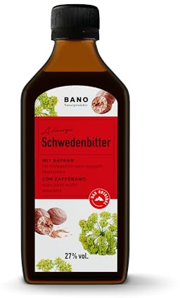 Original Arlberg Swedish Bitters from BANO I Bitter Drops in Pharmacy Quality I Ideal After Meals and Good for Digestion I 200 ml