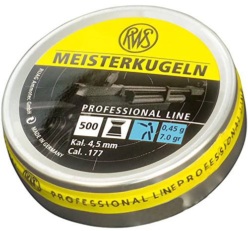 RWS Meisterkugeln Blu 4.50mm 0.45g/7.0gr (500pz)