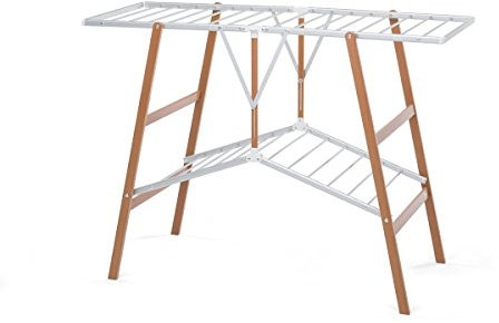 Foppapedretti Myhome Ciak Stendibiancheria Pieghevole, Bianco Noce