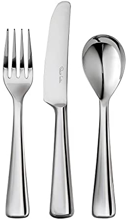 Robert Welch Malvern Bright, 3 Piece Children's Cutlery Set. Made from Stainless Steel. Dishwasher Safe.
