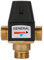 Válvula mezcladora termostática, calentador de agua solar de 3 vías DN20(G3/4) rosca macho de latón válvula mezcladora de agua fría/caliente control de temperatura de la ducha, para baño cocina