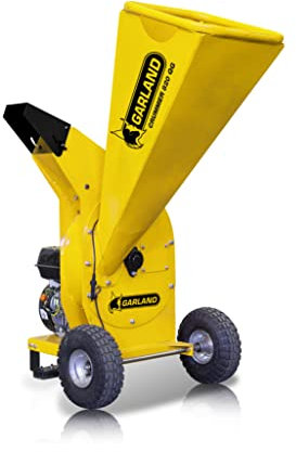 GARLAND CRUMMER 820 QG-V22 - Biotriturador de gasolina - Motor 4T, 208 cc y 5,2 CV de potencia. Trituración por cuchillas sobre disco, para ramas de hasta 7 cm de diámetro.