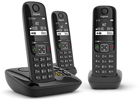 Gigaset As690Ar Trio Dect Telefoon Zwart