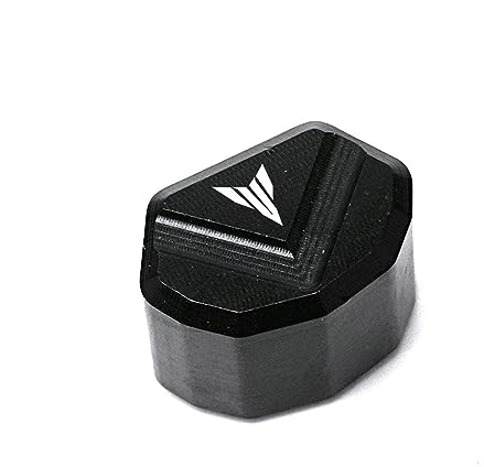 DOVPOD MT Motorrad Zubehör CNC Schalter Taste Blinker Schalter Schlüssel Kappe for MT09 MT07 MT03 MT10 MT25 MT01 MT125 Tracer FZ07 FZ09 (Color : Black)