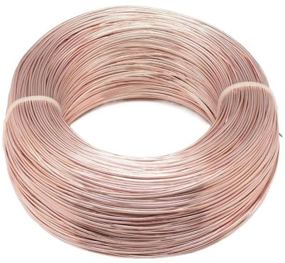 Aluminiumdraht 0,5 mm 0,8 mm 1 mm 1,2 mm 1,5 mm 2 mm 2,5 mm 3 mm 3,5 mm 4 mm 6 mm Aluminiumdraht für Schmuckherstellung Armband DIY Handarbeit Perlen (Color : 4, Size : 1,5 mm