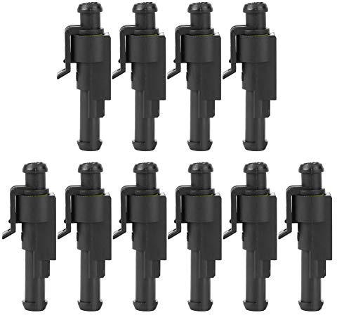 Connettore Elettrico Impermeabile, 10 Set di Connettori Elettrici Impermeabili a 1 Pin, Cavo Elettrico Automatico, Connettori per Candele Automobilistiche