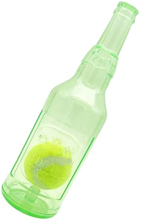 Zentrics Crunchnplays Hundespielzeug, lustige Flasche mit Ballflasche, Spielzeug für Hunde, kreatives interaktives Wasserflasche, Hundespielzeug mit Tennisball für kleine, mittelgroße und große Hunde