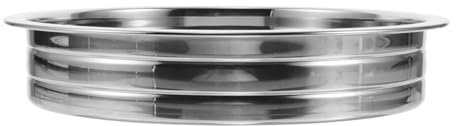 SECFOU Stainless Steel Communion Plate Decorative Pan for Baking for Church Home Elegant Design